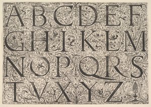 Romeins majuskelschrift, ca. 1520