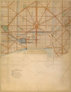 Plaat 111 uit De plattegrond van Chicago door Daniel Hudson Burnham