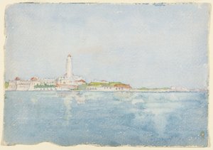 Schets genomen in Algiers, Noord-Afrika, Reisschets door Daniel Hudson Burnham