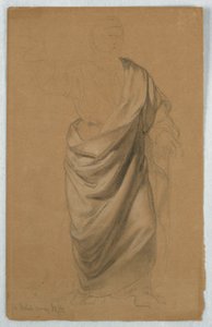 Draperiestudie voor 