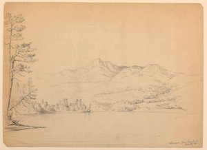 Tekening, Chocorua Mountain vanaf Cara