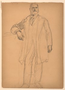Tekening, President Chester Alan Ar, juni 1886 door Daniel Huntington