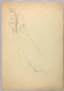 Tekening, Studie voor duplicaat van "C, 1850 door Daniel Huntington