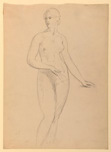 Vrouwelijk Naakt, Studie voor Portret van Mevrouw Henry Schieffelin