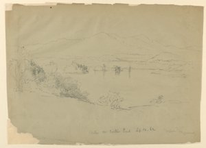 Landschapsschets, Walker Pond, New Hampshire