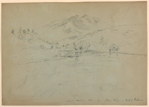 Mount Washington, Mount Madison en Mount Adams vanaf Brug, ten Noorden van Gorham, New Hampshire