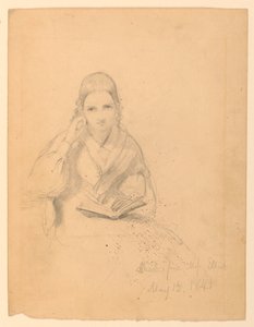 Portretstudie van Miss Elliott door Daniel Huntington