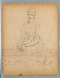Schets voor portret van de jongste dochter van William Astor