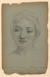 Schets van Carolina Palombo, Studie voor "De Dochter van de Goudsmid"