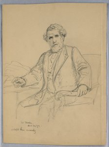 Studie voor Portret van Charles J. Martin door Daniel Huntington