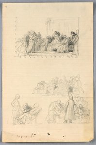 Studie voor "Wetenschappelijke Groep" door Daniel Huntington