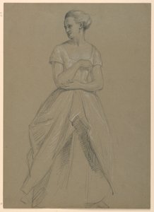 Studie van mevrouw Bingham voor "Het Republikeinse Hof" (Lady Washington