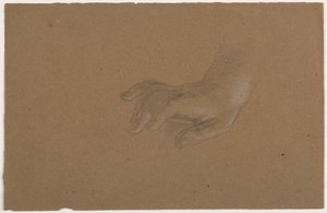 Studie van een Rechterhand door Daniel Huntington