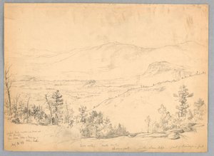Uitzicht naar het Zuiden vanaf Mt. Kearsarge, New Hampshire