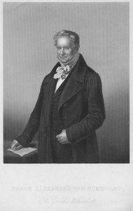 Baron Alexander Von Humboldt, de grote natuuronderzoeker, 1850s