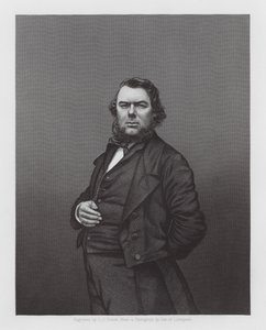 Hugh Stowell Brown, Manx Christelijke prediker en sociaal hervormer (gravure)