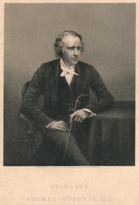 Dominee Thomas Guthrie, D.D., 1850s door Daniel John Pound
