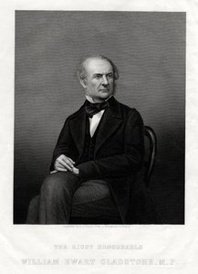 William Ewart Gladstone MP, Britse liberale premier, 1880 door Daniel John Pound