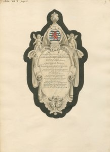 Gedenkteken van Francis Stratford uit Acton Kerk door Daniel Lysons