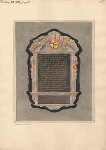 Gedenkteken voor Sir William Herbert uit Hendon Church