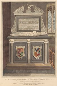 Graf van Lady Elizabeth Berkeley uit Cranford Church door Daniel Lysons