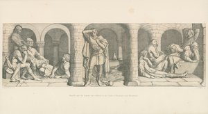 Harold en de Saksen zijn opgesloten in het kasteel van Beaurain, nabij Montreuil