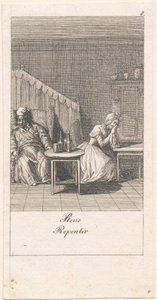 Motieven voor huwelijk en hun gevolgen. Bl. 8 door Daniel Nikolaus Chodowiecki
