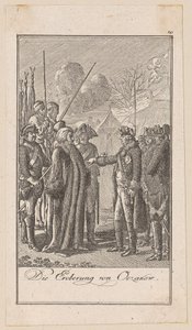 Blad 10 van „Afbeeldingen uit de moderne geschiedenis“ door Daniel Nikolaus Chodowiecki