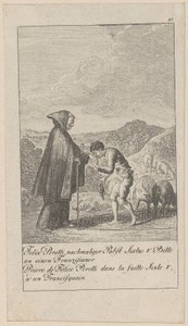 Plaat 10 uit de reeks „Middeleeuwse en moderne geschiedenis“ door Daniel Nikolaus Chodowiecki
