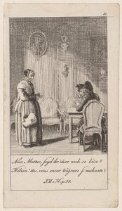 Blad 11 bij „Anekdotes en karaktertrekken van Frederik II, koning van Pruisen” door Daniel Nikolaus Chodowiecki