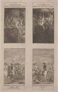 Kenmerken van Koning Frederik II (Deel III) door Daniel Nikolaus Chodowiecki