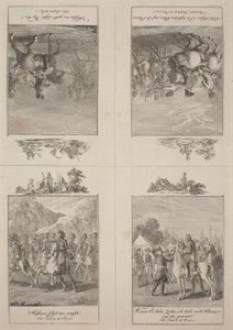 Karakteristiek van Friedrich II (Deel III) door Daniel Nikolaus Chodowiecki