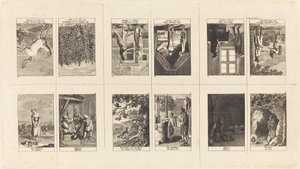 Illustraties bij fabels en verhalen van Gellert, Gleim, Hagedorn, Lichtwer en Pfeffel door Daniel Nikolaus Chodowiecki