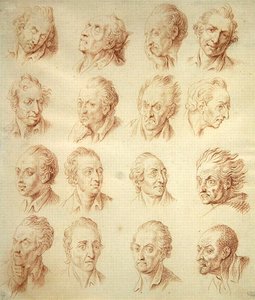 Studies van gezichtsuitdrukkingen