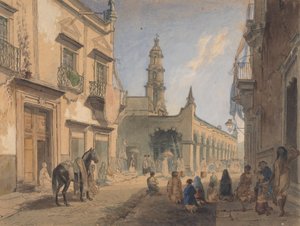 Mexicaanse Straatscène - Aquas Caliente