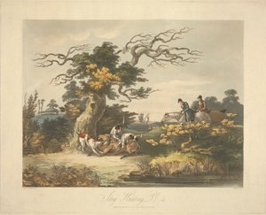 Set van vier: (4) Hertenjacht