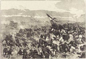 Slag bij Plevna. De 30 juli, aanval op de hoogten, 1883-1890 door Daniel Urrabieta Vierge