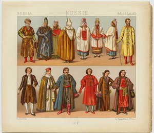 Russische Kleding, 1880