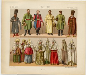 Russische kleding, 1880