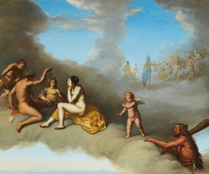 Een bijeenkomst van de Goden met de Apotheose van Hercules