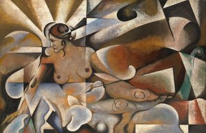Femme Cubiste, door Baranov-Rossine, Vladimir Davidovich