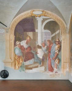 Christus voor Kajafas gebracht
