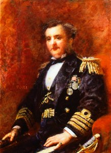 Portret van admiraal Mervyn Medlycott door Danielle Ranzoni