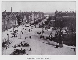 Kopenhagen: Kongens Nytorv met Nyhavn