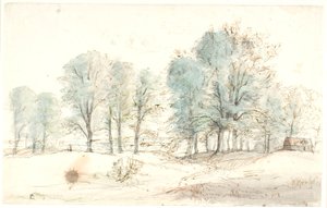 Landschap bij Fredensborg door Dankvart Dreyer
