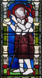 Banstead, All Saints, Morris Marshall & Faulkner & Co, DG Rossetti, Johannes de Doper door Dante Gabriel Charles Rossetti