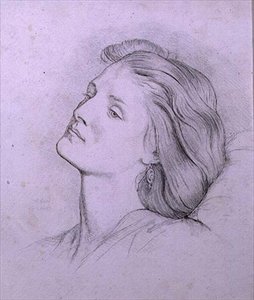 Hoofd van Fanny Cornforth