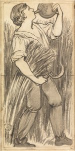 Juli door Dante Gabriel Charles Rossetti