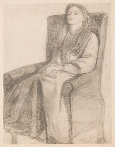 Elizabeth Siddal door Dante Gabriel Rossetti