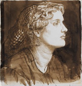 Portret van Fanny Cornforth, c1860 door Dante Gabriel Rossetti